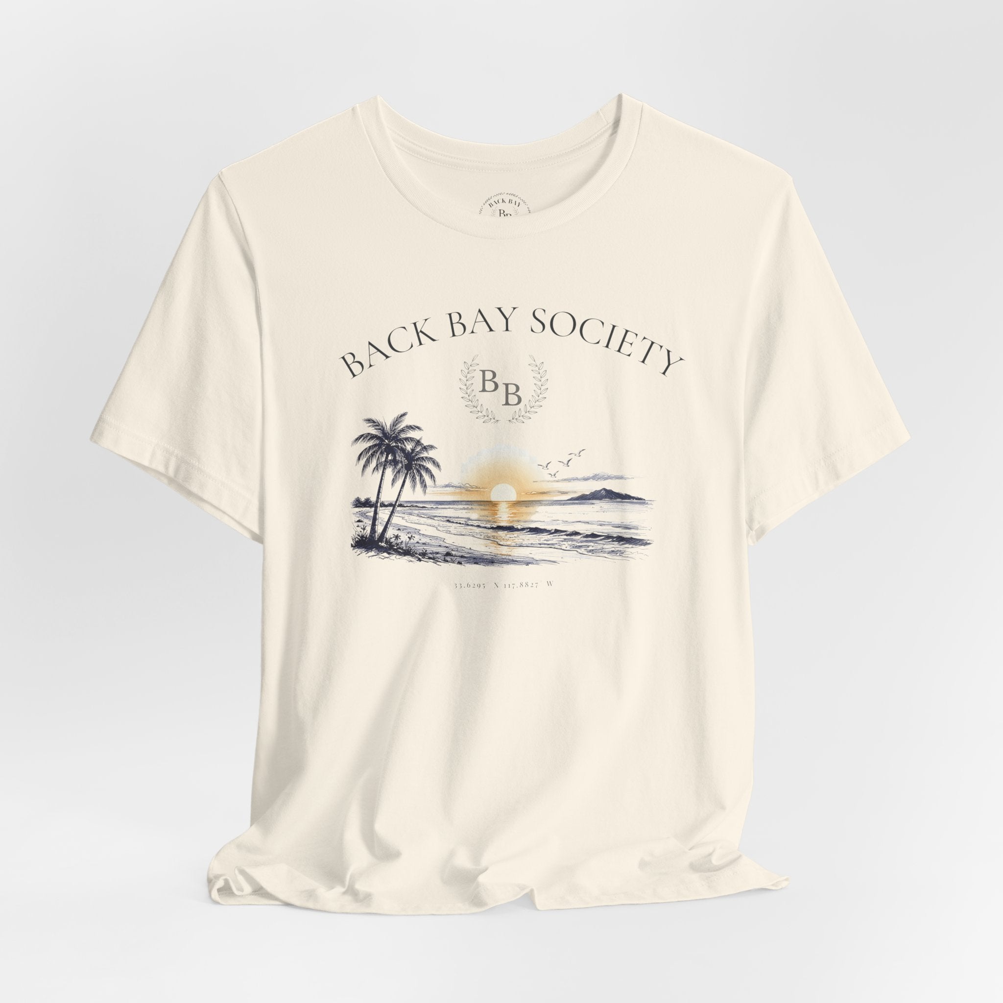 Sunset Palm Tee
